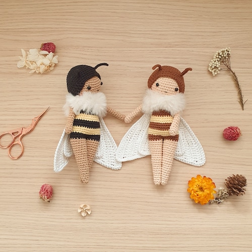 Bee Sprite - critter stitch crochet pattern / amigurumi