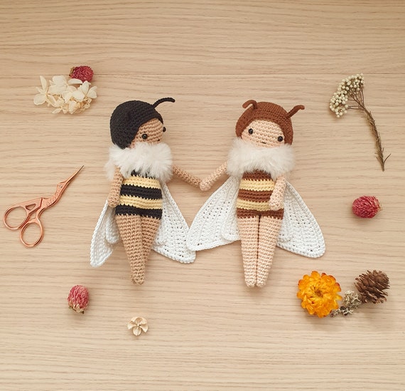 Bee Sprite - critter stitch crochet pattern / amigurumi