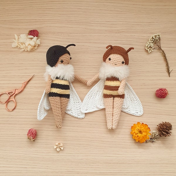 Bee Sprite - critter stitch crochet pattern / amigurumi