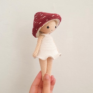 Mushroom Sprite - critter stitch crochet pattern / amigurumi