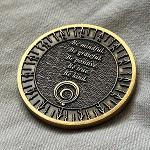 Moneda de Marco Tulio Cicerón / Ficha de agradecimiento de latón / EDC / Recordatorio diario / Regalo perfecto / Hecho a mano / Producto del Reino Unido
