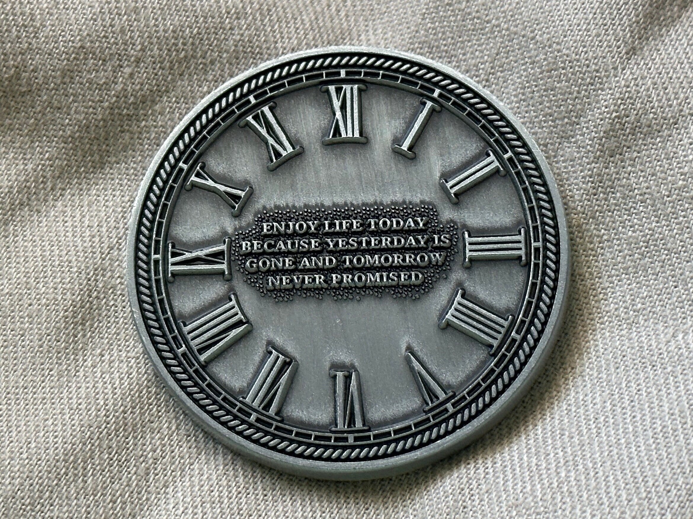 Memento Mori Stoic Pocket Token Carpe Diem Memento Mori Challenge Coin |  Stoic Carpe Diem Pocket Token - Zinc Alloy EDC Reflection Coin Carpe Diem  Pocket Coin