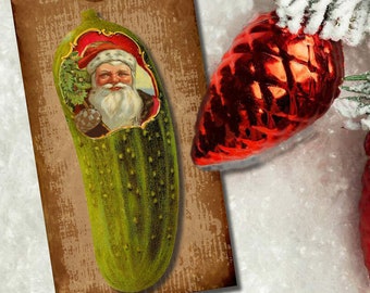 Christmas Pickle Printable - Etsy