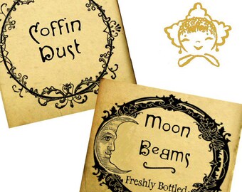 2026 Halloween POTION PARTY Label Tags, Instant DL, Easy to Print +Bonus Set - 3 Sheets + 1 Bonus