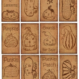 2023 Jolly Jacks Jols PRINTABLES Digital Rustic Prim Primitive Pumpkins ...