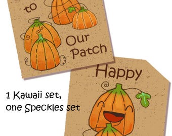 2026 New Sweet Prim Mallo Punkins. Tags/Bunting/Gifts, Instant Download Easy to Print n Cut +Bonus Tag Set Too. Hand Drawn, Always