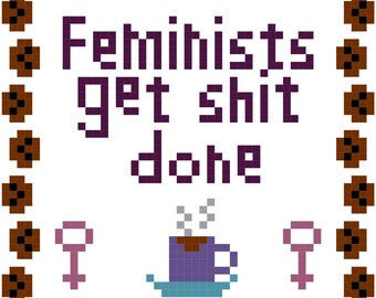 Feminist Cross Stitch Pattern