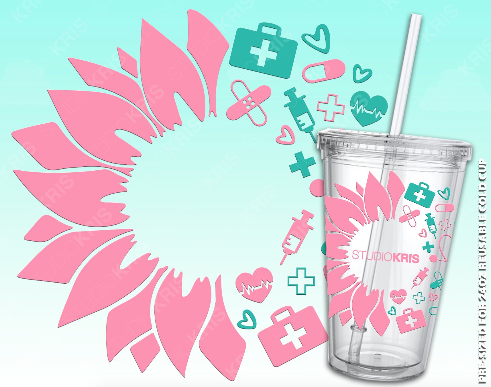 Free Free 194 Sunflower Full Wrap Svg SVG PNG EPS DXF File