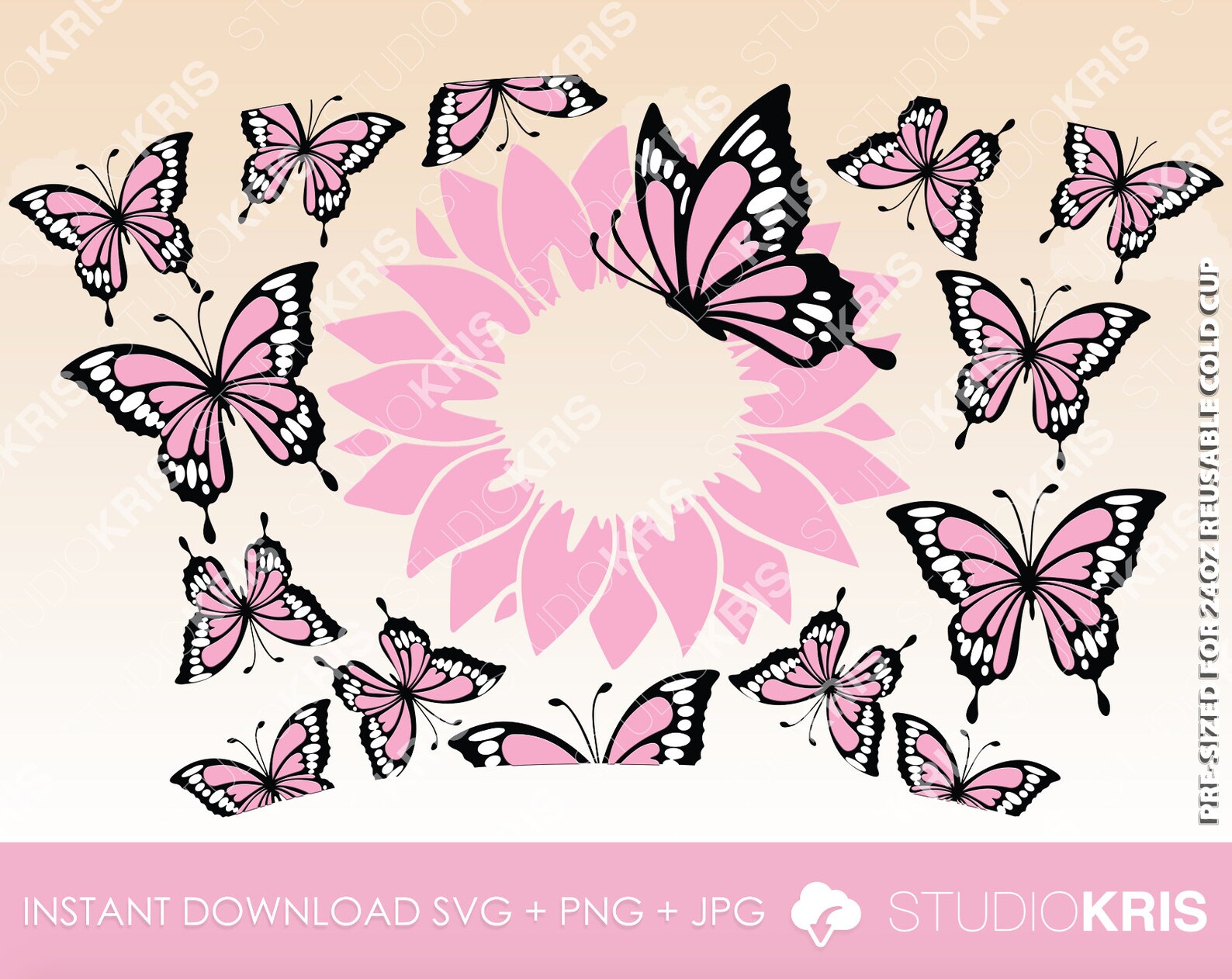 Free Free 131 Sunflower Butterfly Starbucks Svg SVG PNG EPS DXF File