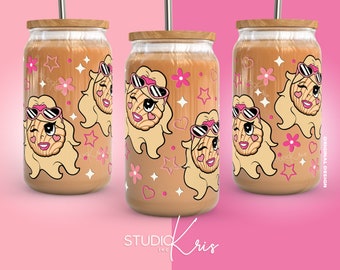 Hey Conchita Doll Valentine's Day SVG for UV DTF 16oz Can Glass Wrap | Digital Download