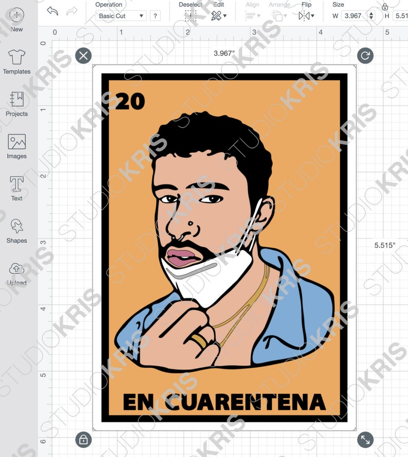 Download Craft Supplies Tools Bad Bunny Loteria Svg Cut File Easy To Layer Embellishments