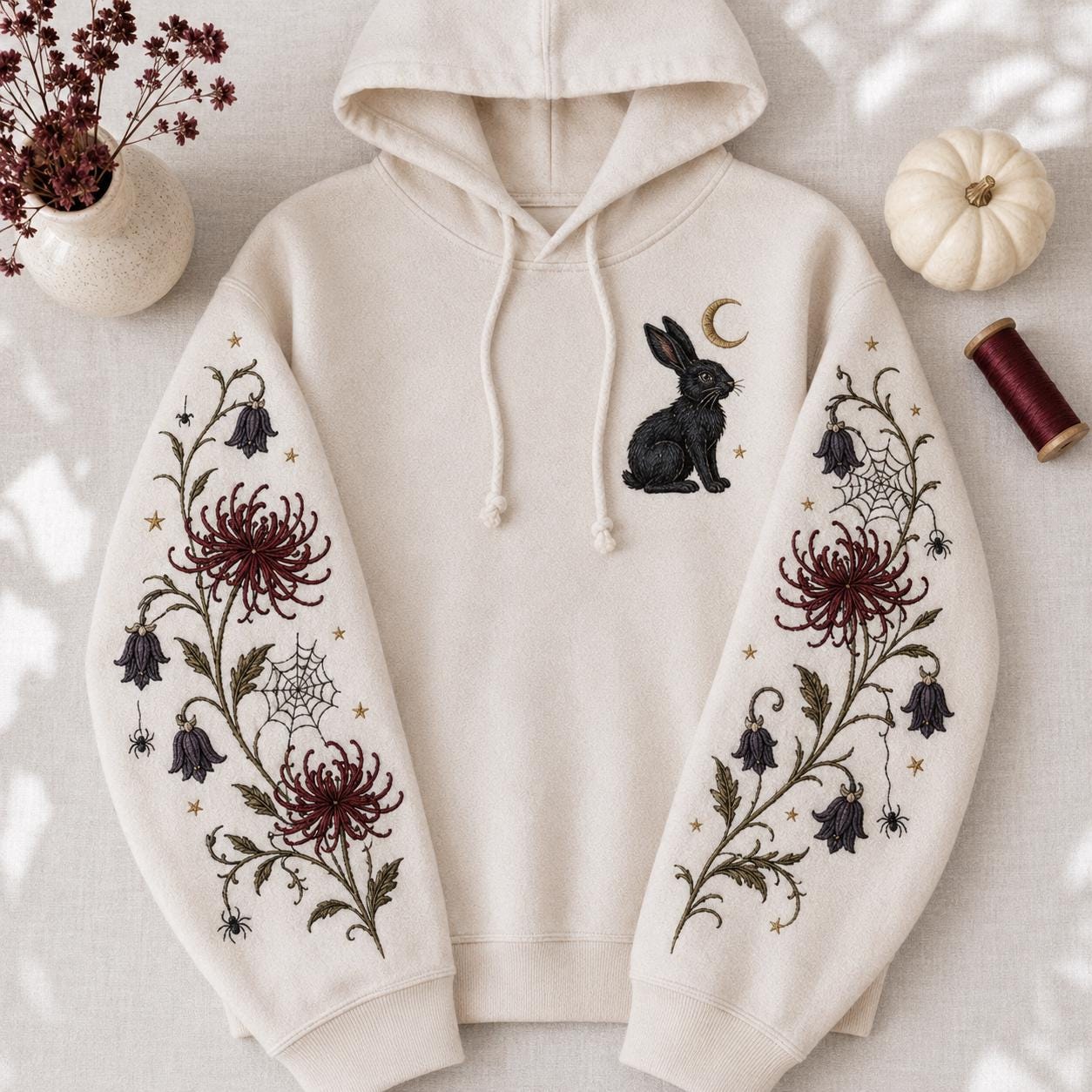 Spider Lily Hoodie - Etsy
