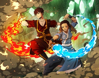Benutzerdefiniertes Avatar-Portrait, benutzerdefiniertes Anime-Portrait, Anime-Paar-personalisierte Illustration