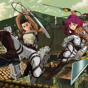 Niestandardowy portret anime, portret pary anime, portret rodziny anime, portret anime ze zdjęcia, spersonalizowane portrety na zamówienie