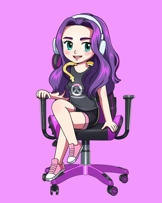 Draw cute icon and avatar for vtuber in chibi anime style by Meirritory |  Fiverr