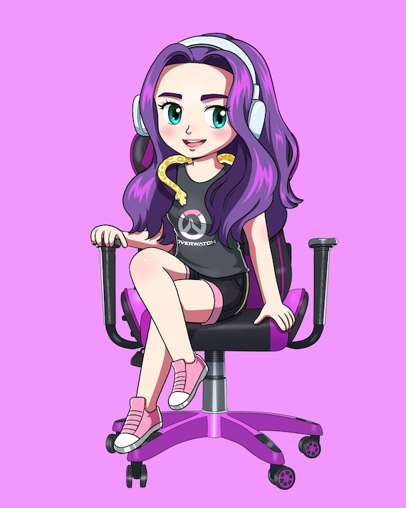 Draw cute icon and avatar for vtuber in chibi anime style by Meirritory |  Fiverr