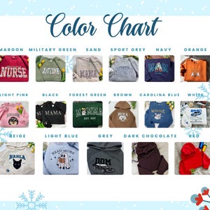 Embroidered Fall Pumpkins Sweatshirt: Autumn Harvest Crewneck image 2