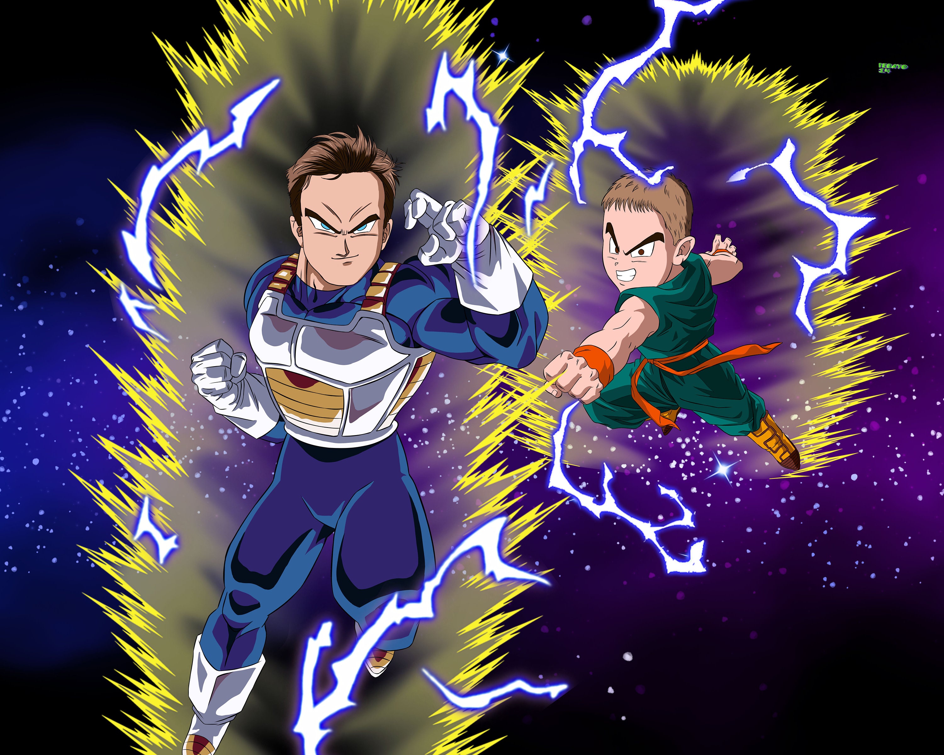 Dragon Ball Anime Drawings; Trunks, Gohan, Goku, Digital Drawing Commissions