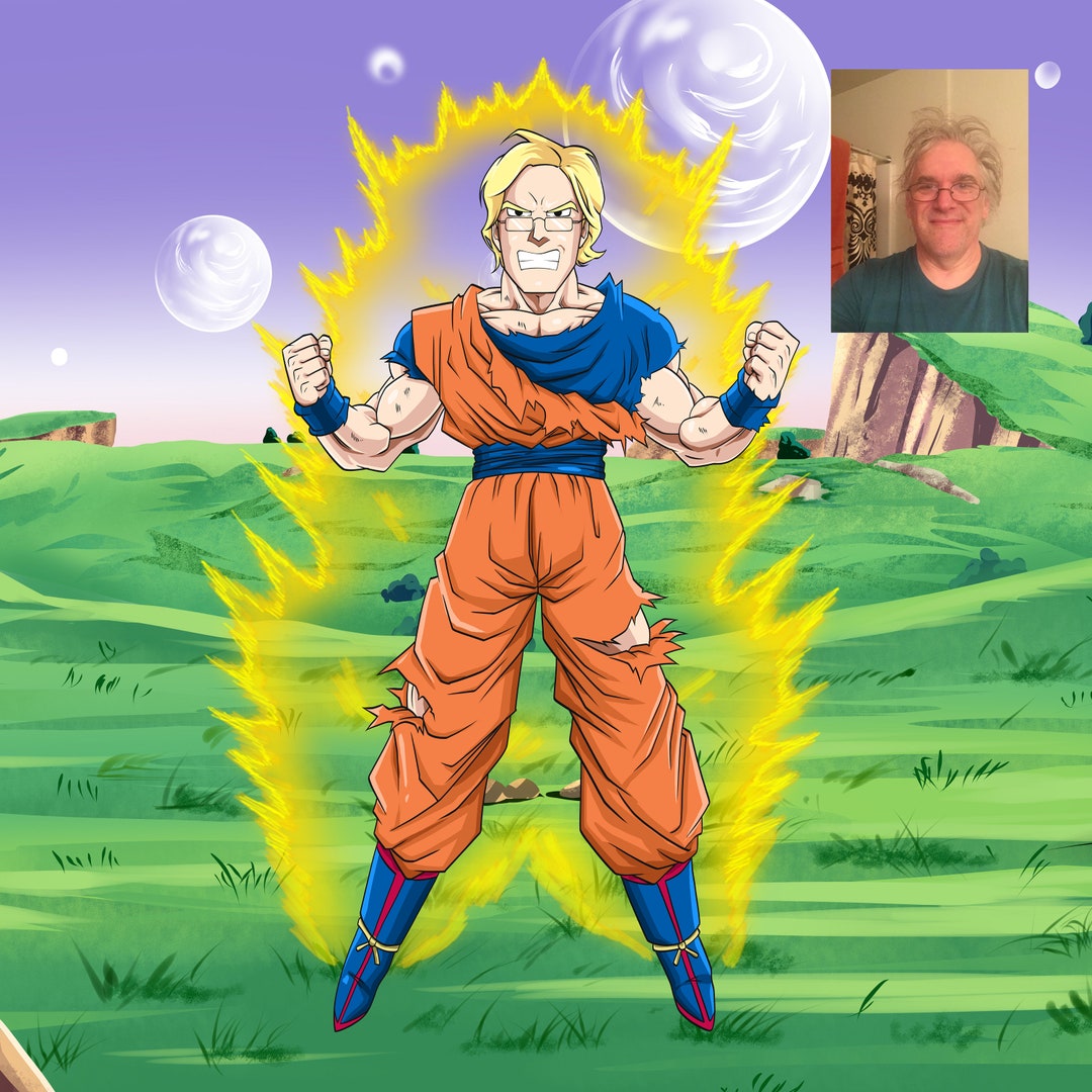 Custom I will draw or turn your photo into dragon ball z anime