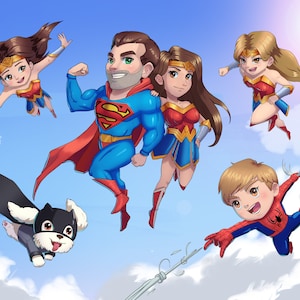 Custom Superhero Portrait