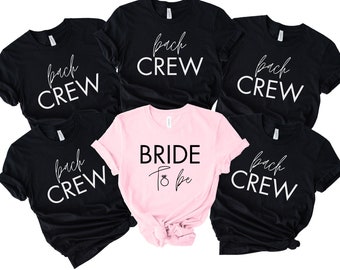 Personalized Bride To Be Shirt, Bridesmaid Matching Tees, Custom Bachelorette Party Apparel, Unique Bridal Gifts, Wedding Celebration Tops