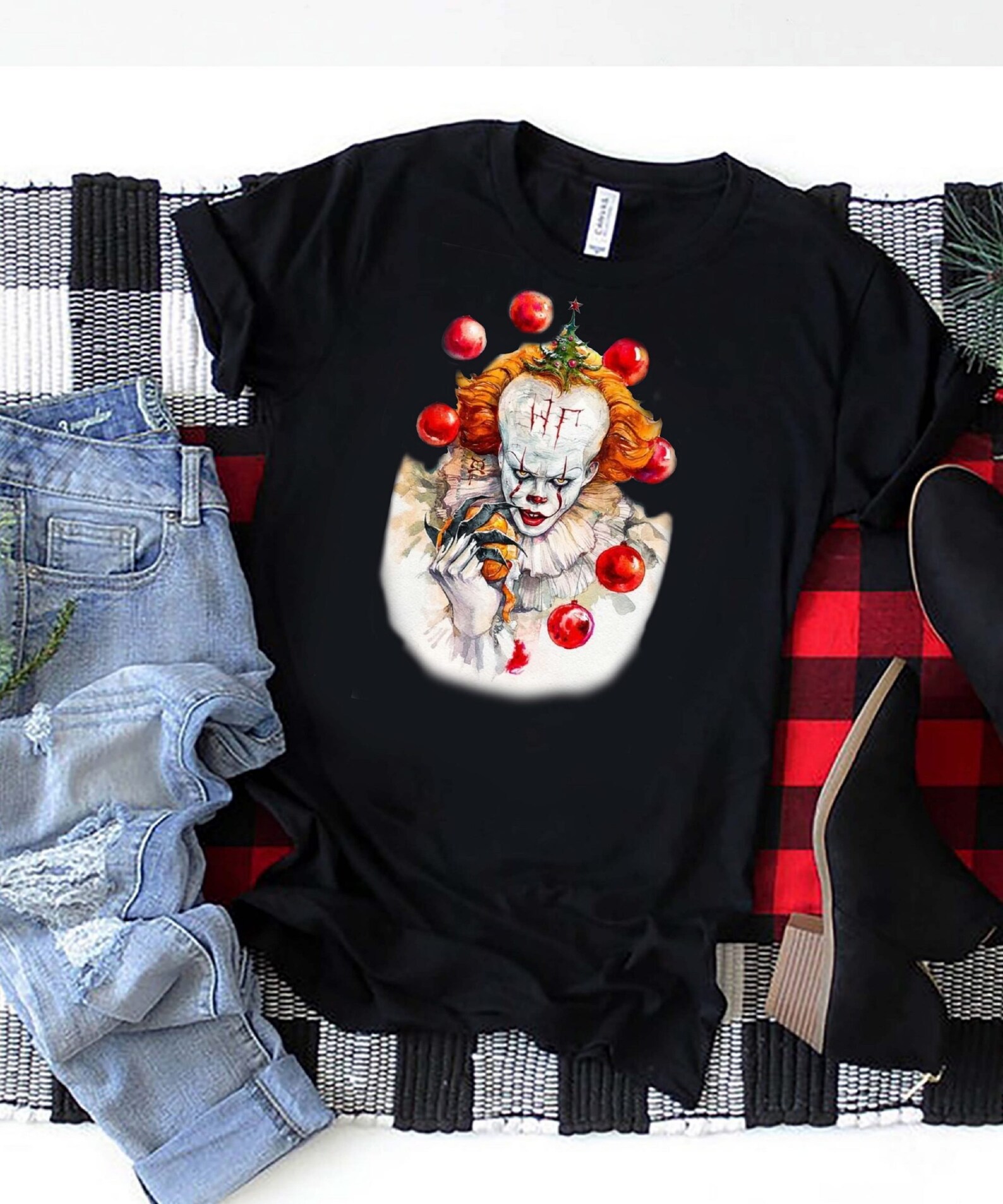 pennywise christmas shirt