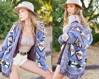 long bohemian cardigan