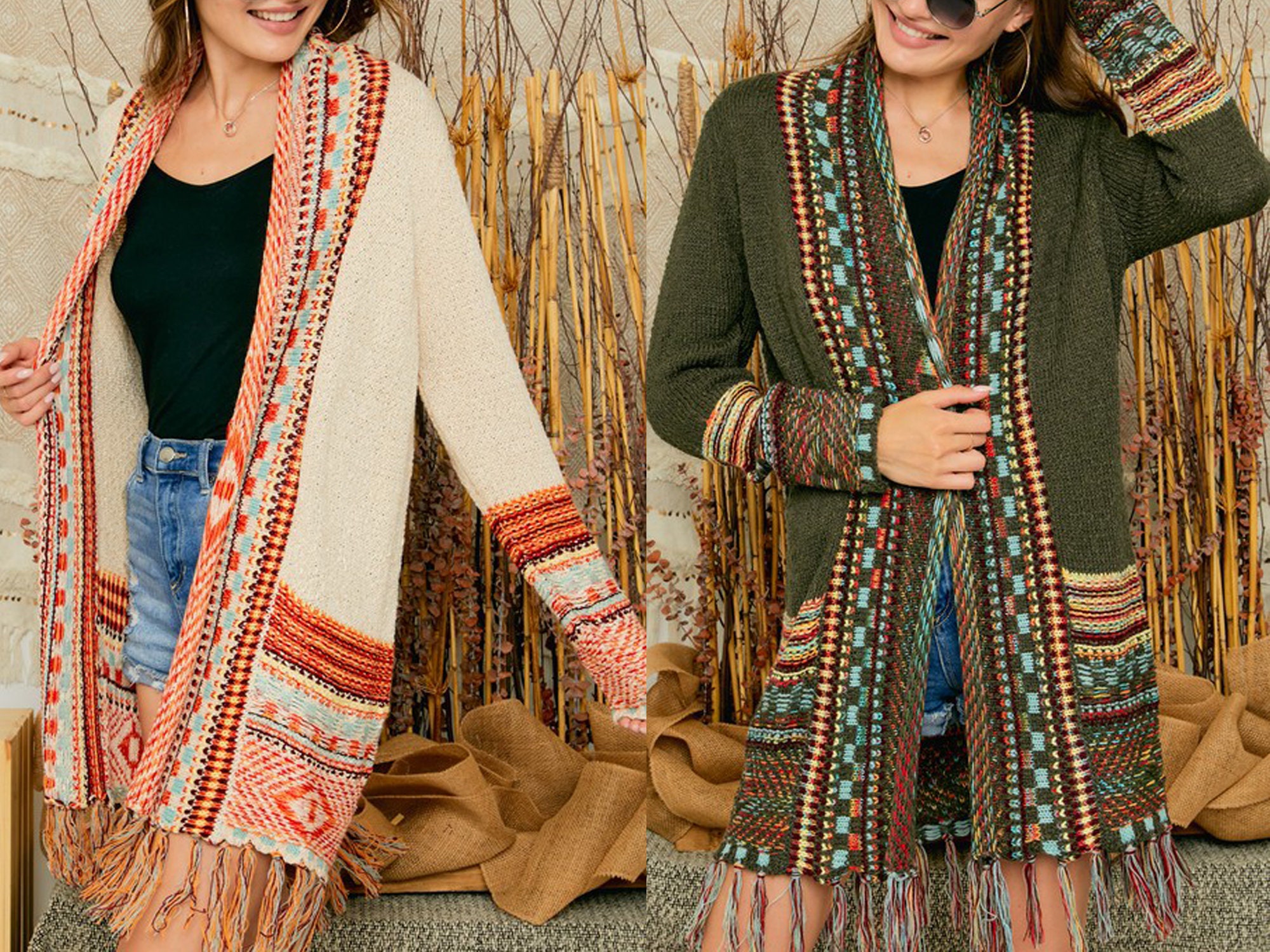 S3X Aztec Tribal Patterned Sweater Knit 