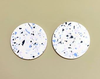 Terrazzo Coasters in "Blue Heeler" (Set of 2)