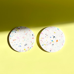 Terrazzo Coasters in "Confetti" (Set of 2)