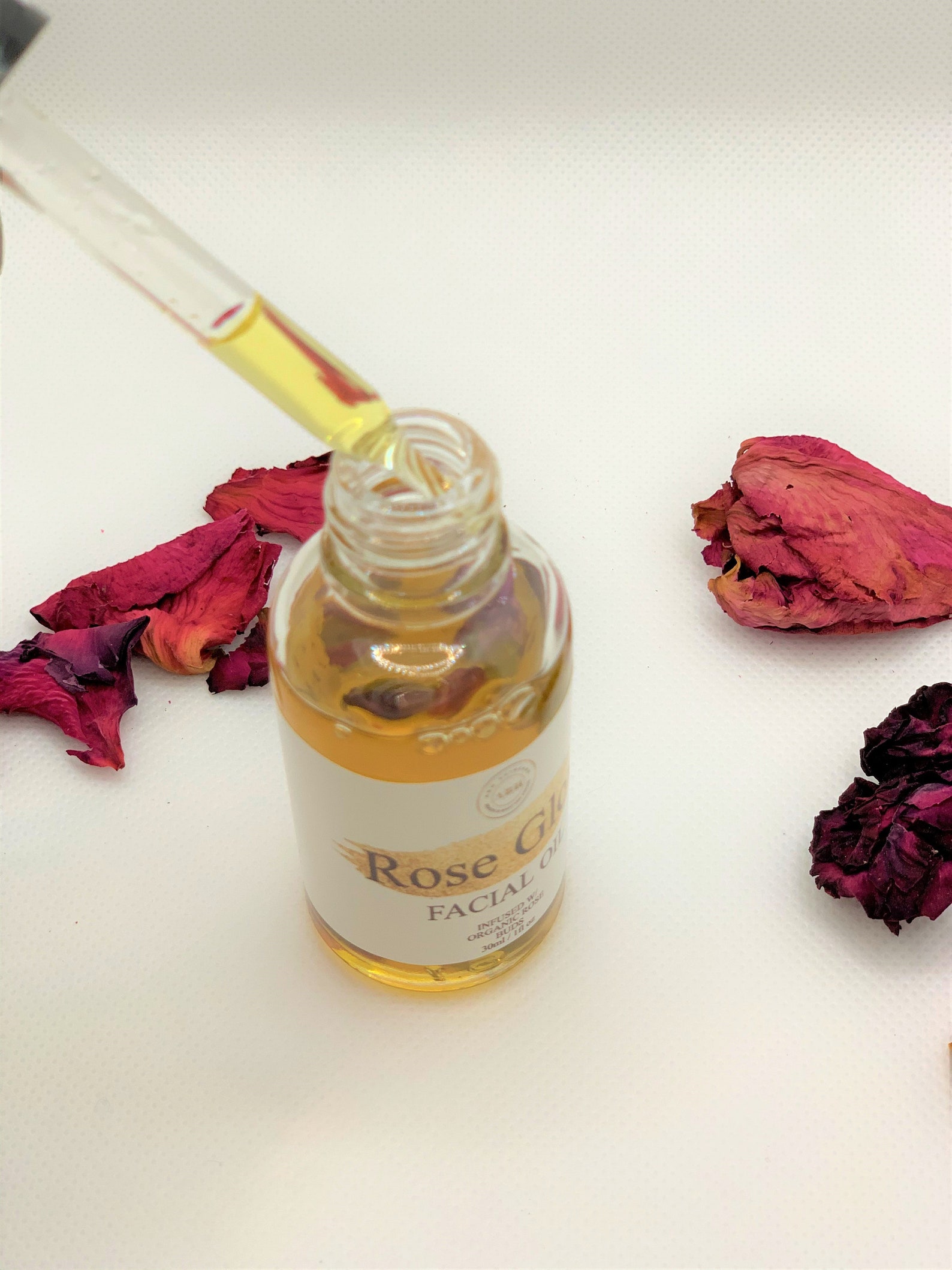 Rose Face Oil Serum Face Oil for Glowing Skin Glow Serum Etsy Canada