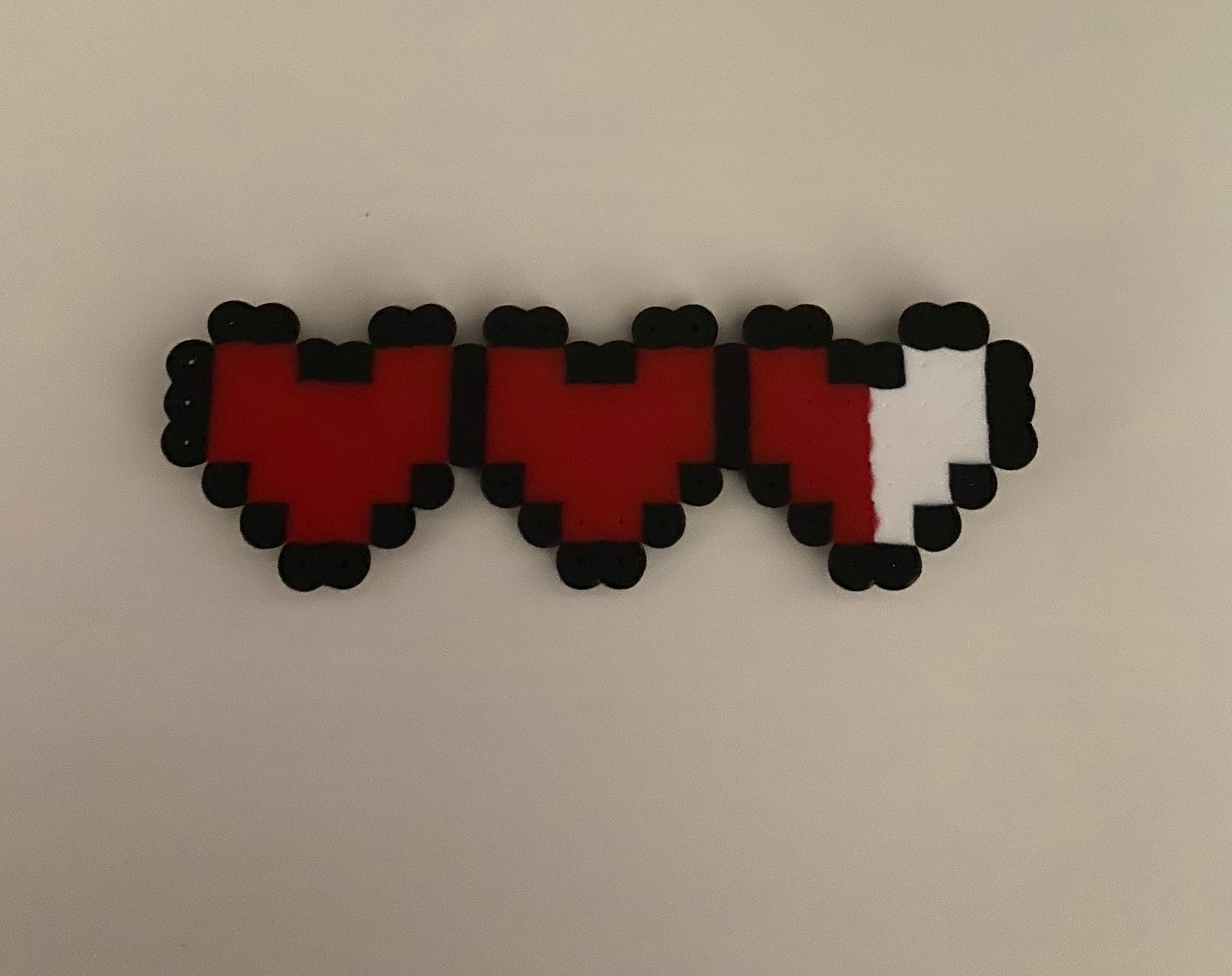 Video Game Life Hearts Bead Figure - Etsy