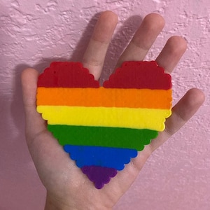 Pride Heart Bead Figure