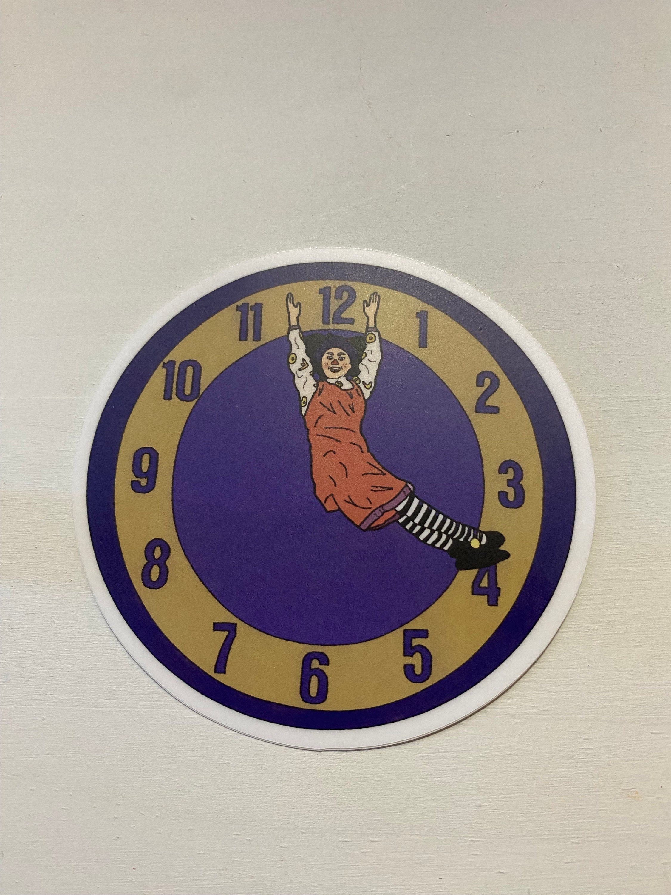 Strechclock The Big Comfy Couch Clock Stretch Sticker - Etsy