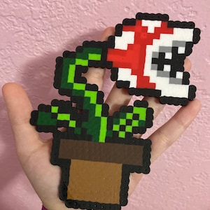 Mario Piranha Plant Perler Bead Figure