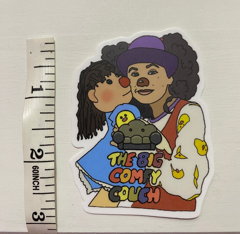 The Big Comfy Couch Sticker - Etsy
