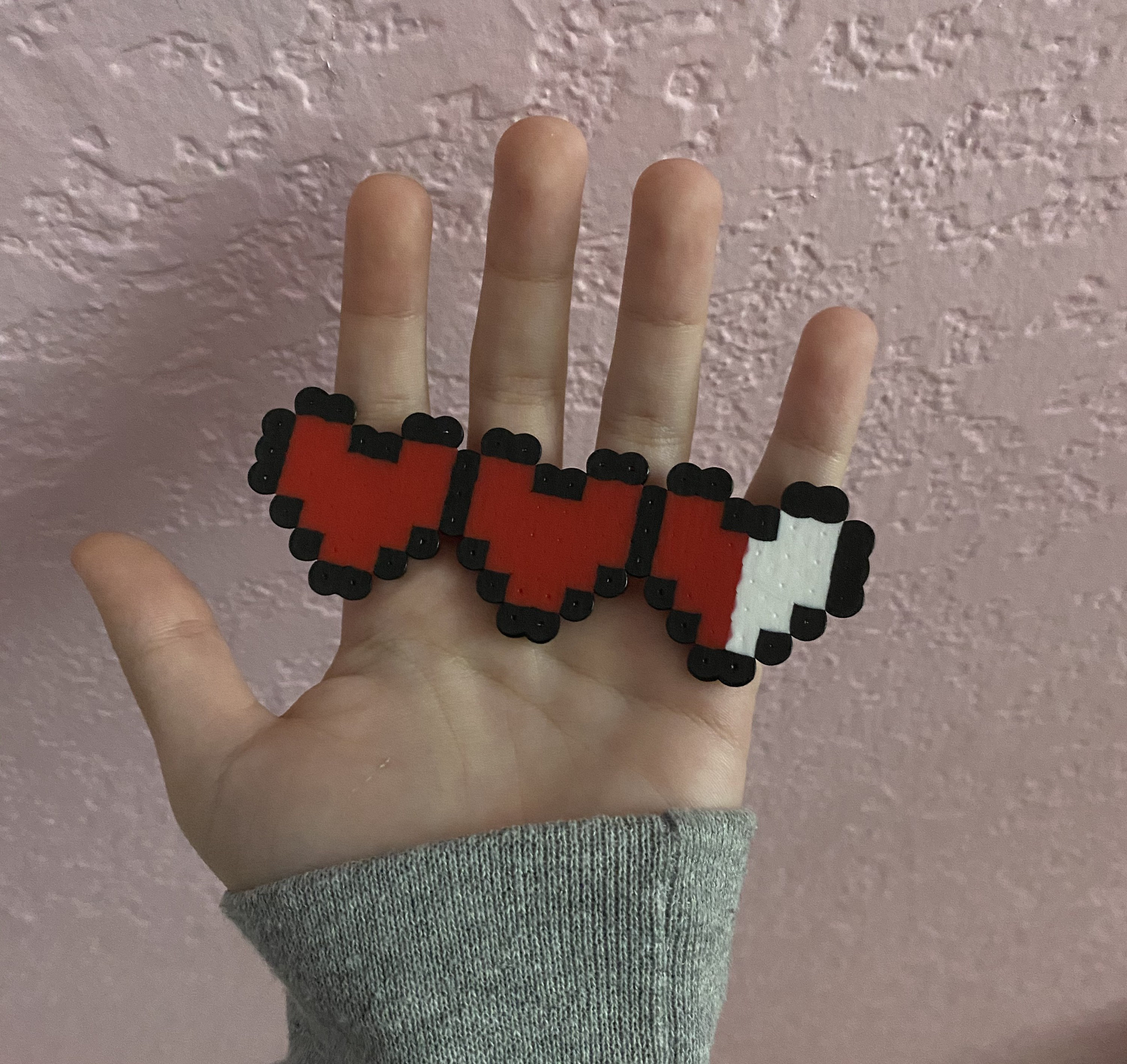 Video Game Life Hearts Bead Figure - Etsy