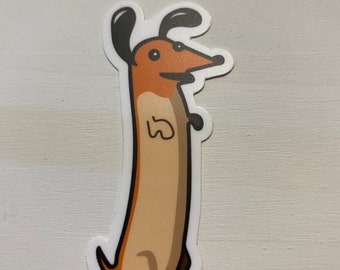 Oswald “Weenie the Dog” Sticker