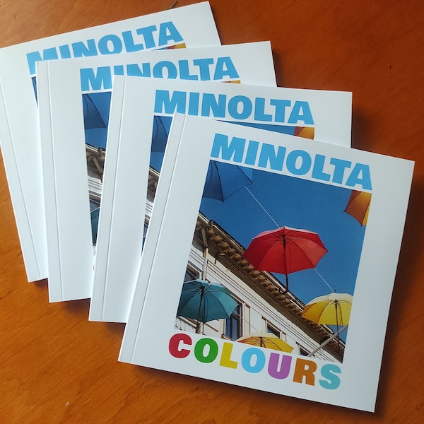 Minolta Colours - Photography Zine with Minolta Photos, Instazine, Instagram Format, Photo Zine, Photobook, Instabook, Square Photos