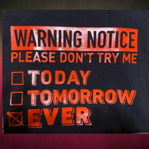 Warning Notice