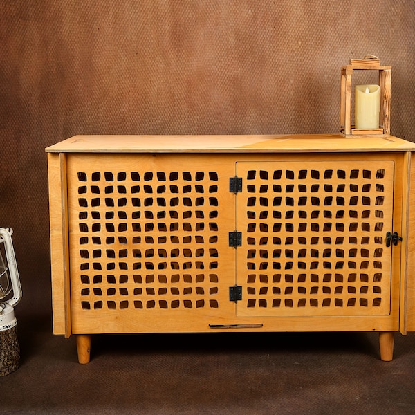 Natural Mid century Best Modern Dog Crate, Wooden Dog Crate, Dog Crate Furniture, Pet Furniture, Dog House, Indoor Dog Crate, Cat House