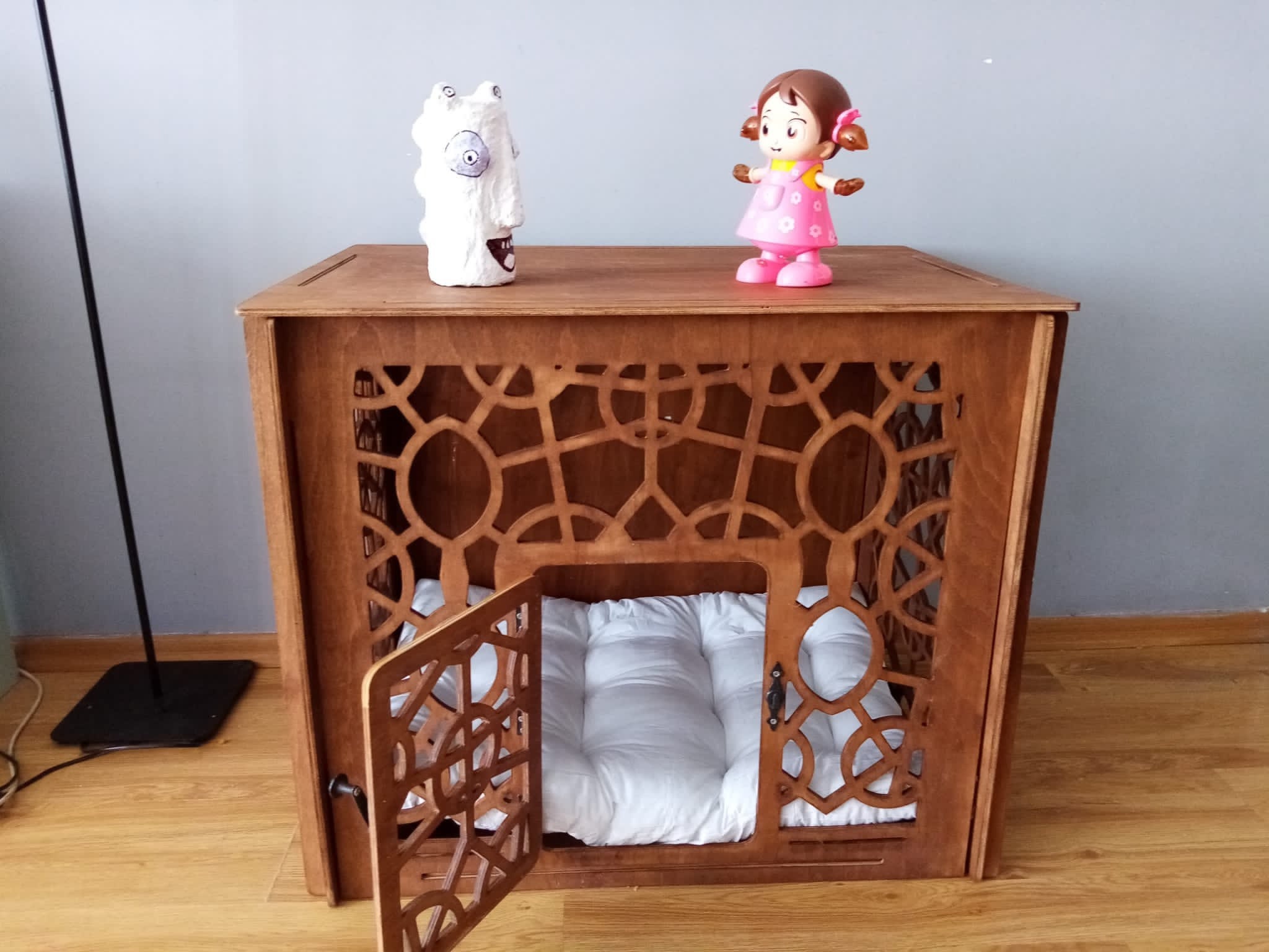 Mid century hotsell dog crate