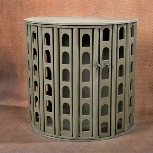 Modern Dog Crate, Collesium Gray Pet furniture, Modern Dog kennel, Large Dog Crate, Luxery Dog Crate, Extra Large Dog Crate, dog bed