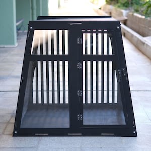 Modern Wood Dog Crate: Customizable Pet House