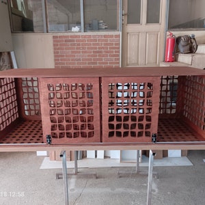 Customizable Wooden Dog Crate: Stylish Pet Kennel, Chic Home Decor