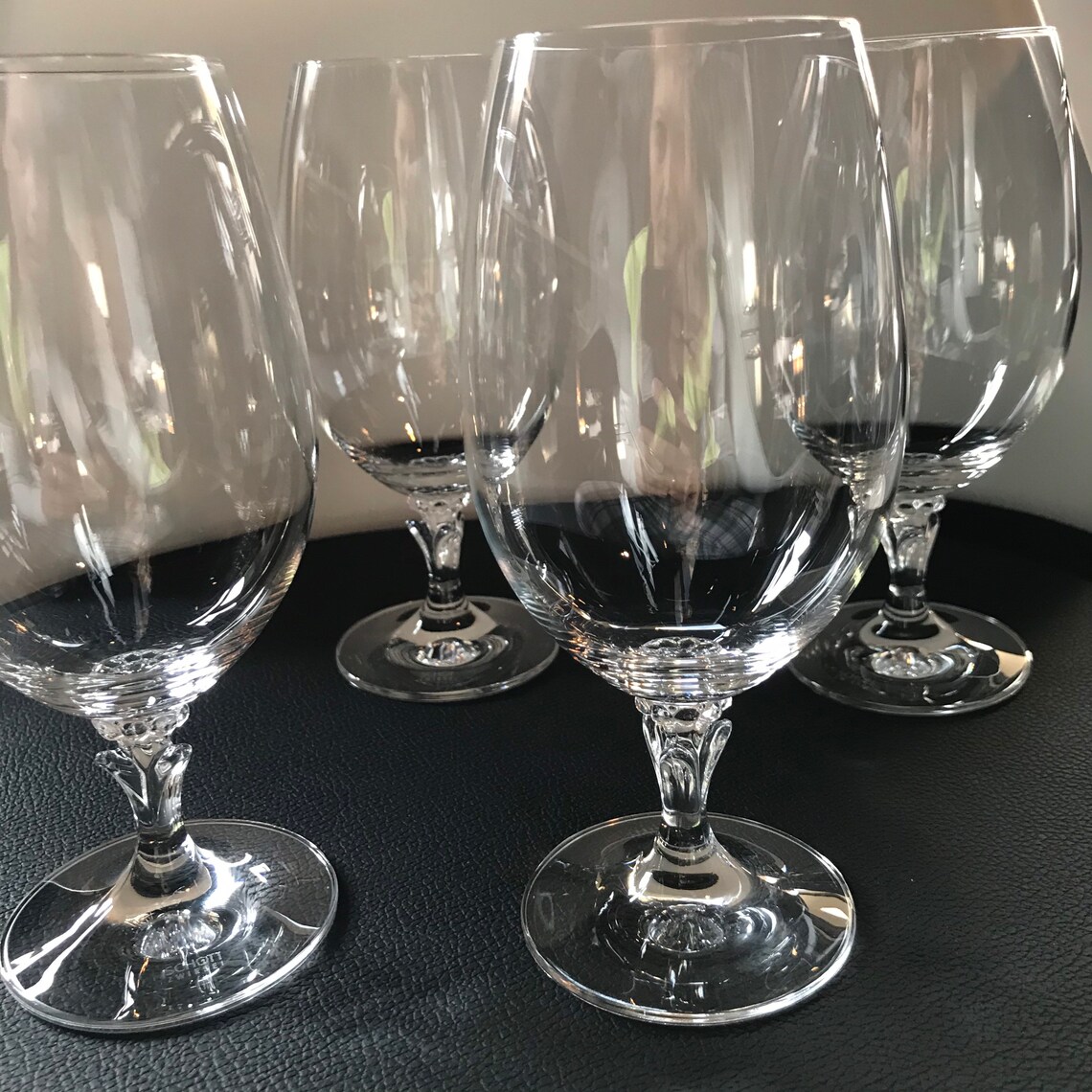 Vintage Schott Zwiesel crystal beer glasses Etsy