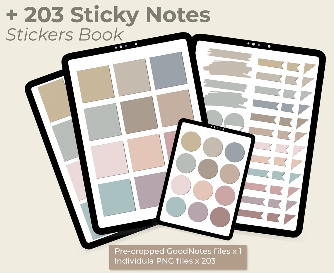 Goodnotes Sticky Notes/ Digital Sticky/ Goodnotes Sticker Etsy
