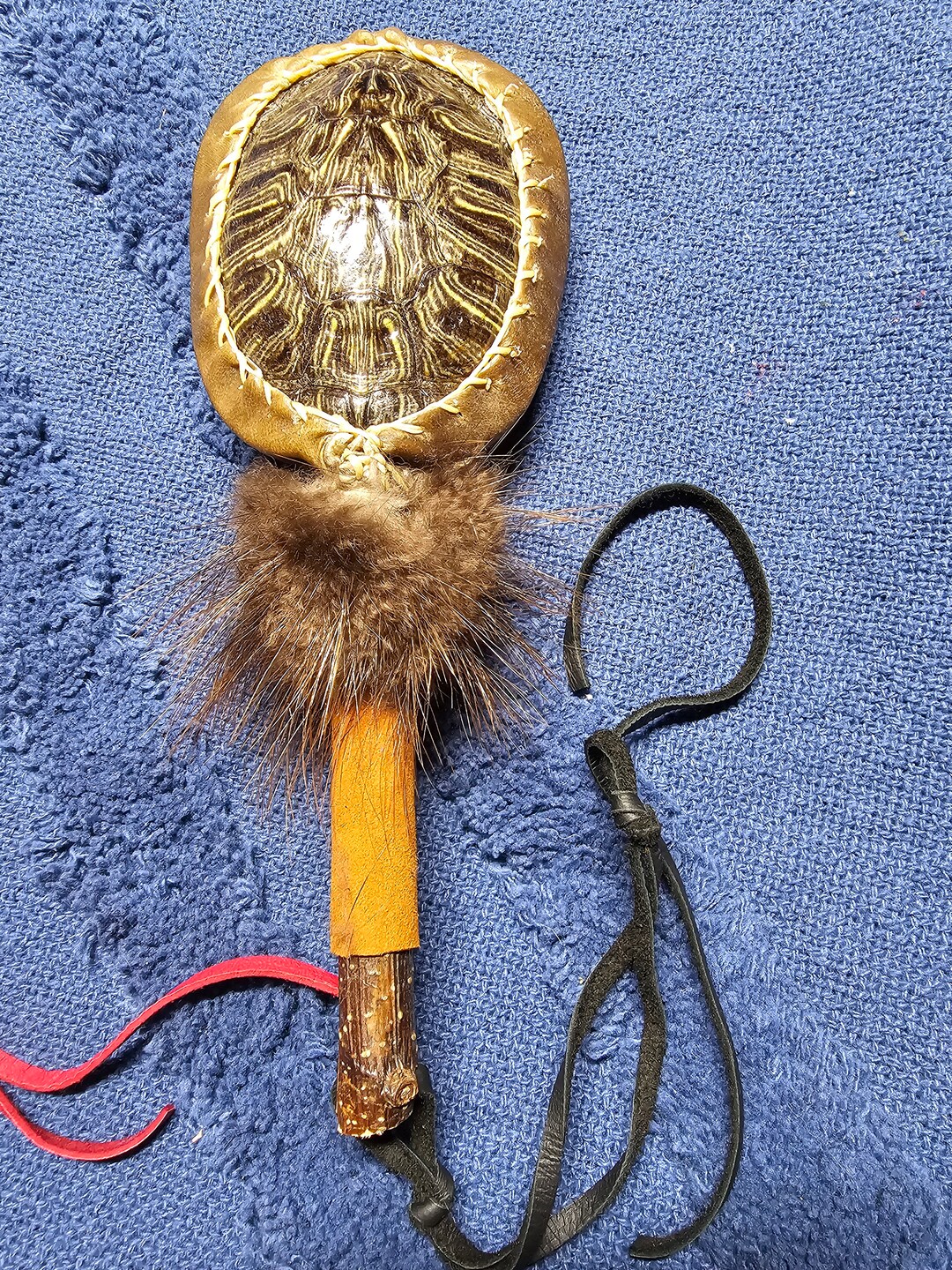 5 Inch Shaman Rattle Featuring Turtle Shell and Moose Rawhide - Etsy