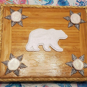 Polar bear style -Mermaid Treasure box with dividers