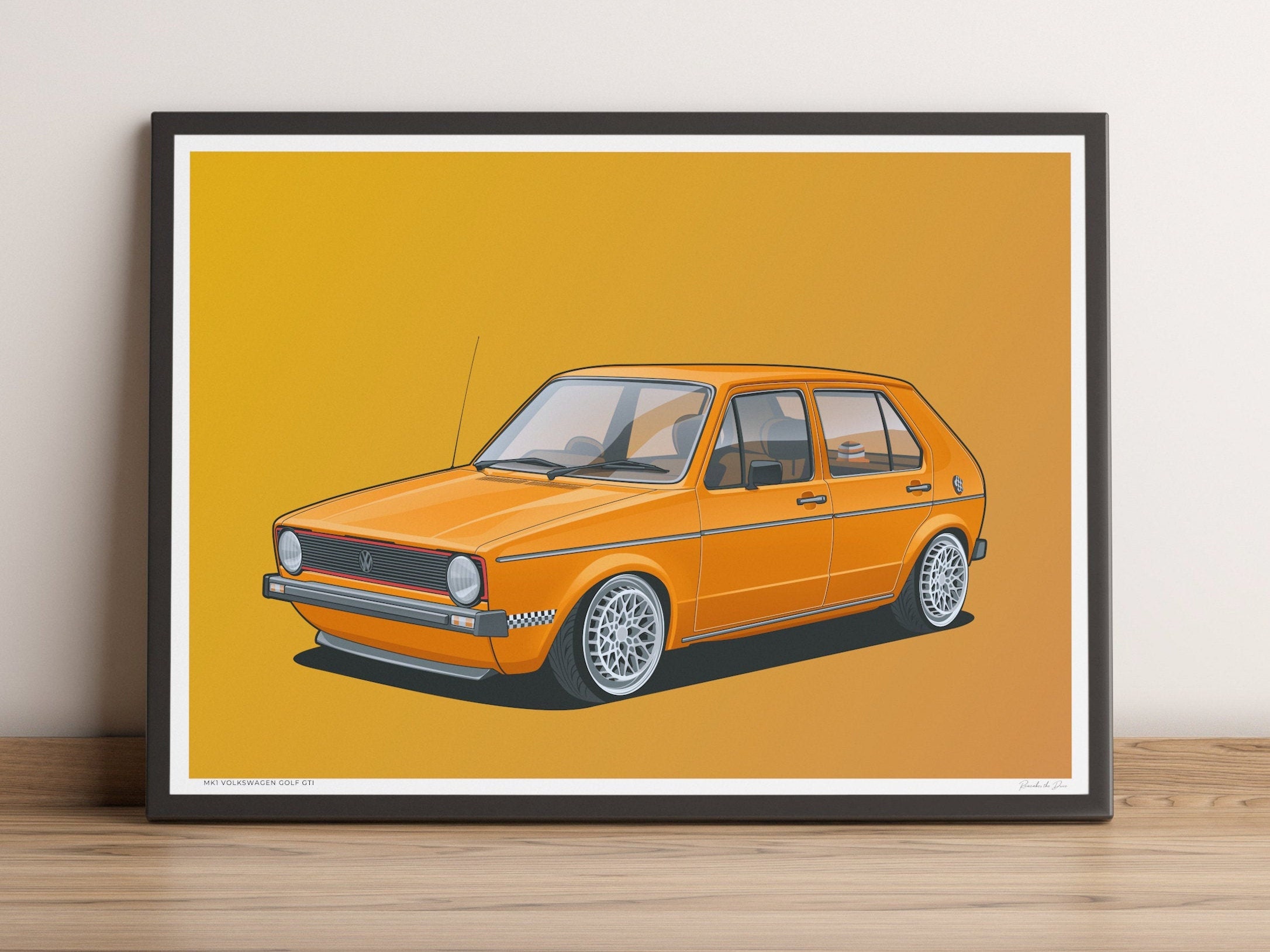 Personalized Car Poster Your Car as a Handdrawn Car Poster Etsy UK